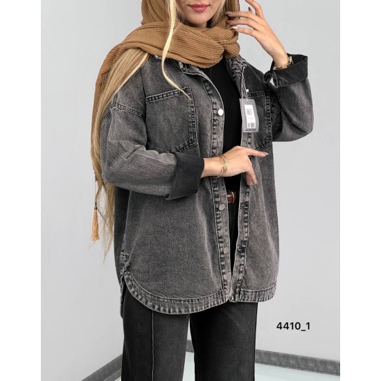 شومیز جین ذغالی