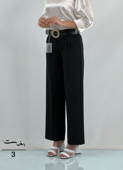 شلوار بگ پارچه ای ساسوندار شلوار بگ پارچه ای ساسوندار