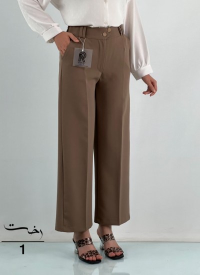 شلوار بگ پارچه ای ساسوندار شلوار بگ پارچه ای ساسوندار