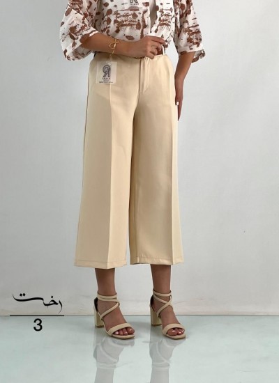 شلوار واید پارچه ای