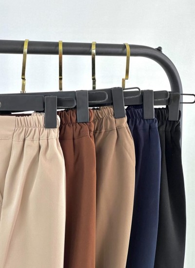 شلوار واید پارچه ای