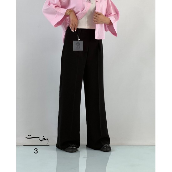 شلوار بگ پارچه ای پشت کش