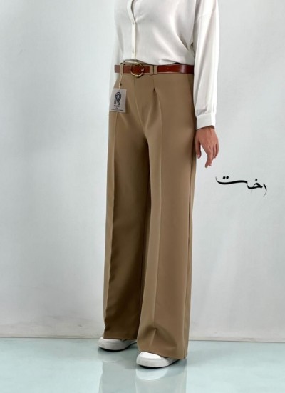 شلوار بگ پارچه ای پشت کش شلوار بگ پارچه ای پشت کش