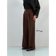 شلوار بگ کرپ مازراتی بغل زیپ