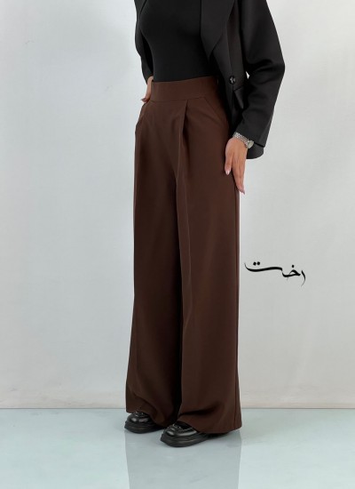 شلوار بگ کرپ مازراتی بغل زیپ شلوار بگ کرپ مازراتی بغل زیپ