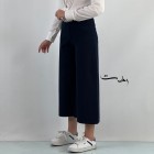 شلوار واید کتان میله ای شلوار واید کتان میله ای