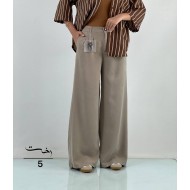 شلوار فول بگ سیلک  شلوار فول بگ سیلک