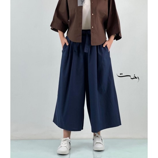 شلوار بگ دامنی لینن شلوار بگ دامنی لینن