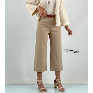 شلوار واید کتان میله ای شلوار واید کتان میله ای