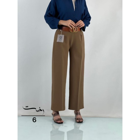 شلوار بگ پارچه ای پشت کش