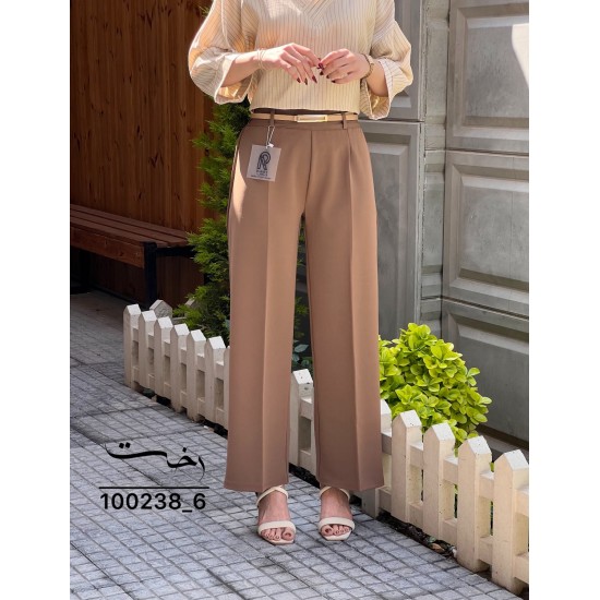 شلوار بگ پارچه ای پشت کش شلوار بگ پارچه ای پشت کش
