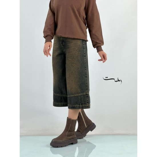 شلوار جورتس جین آبی