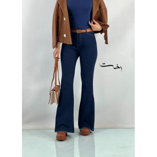 شلوار بوتکات جین آبی شلوار بوتکات جین آبی