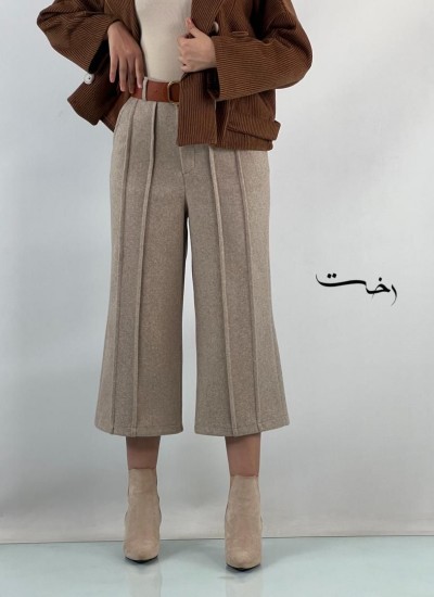 شلوار واید فوتر جلو دوخت