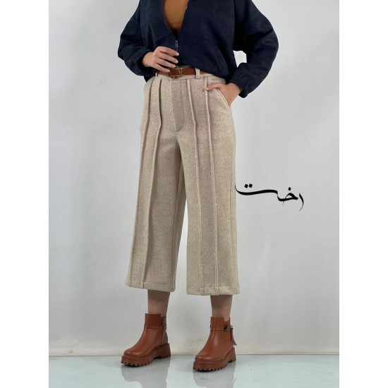 شلوار واید فوتر جلو دوخت شلوار واید فوتر جلو دوخت