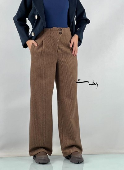 شلوار نیم بگ فوتر کمر سرخود شلوار نیم بگ فوتر کمر سرخود