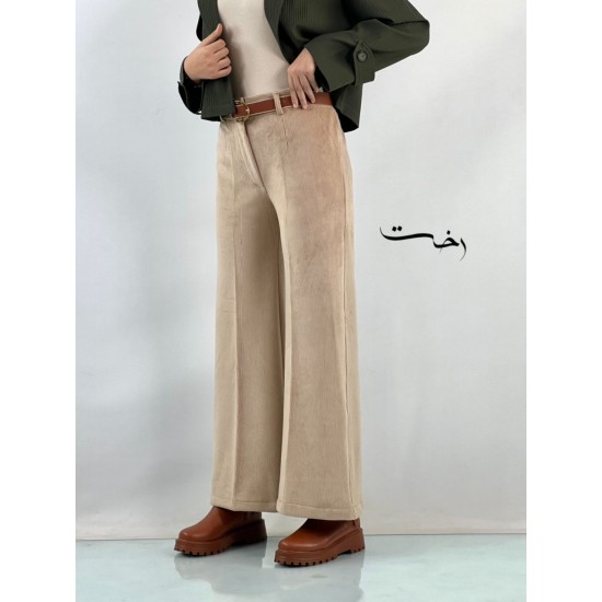 شلوار فلر بگ مخمل کبریتی شلوار فلر بگ مخمل کبریتی