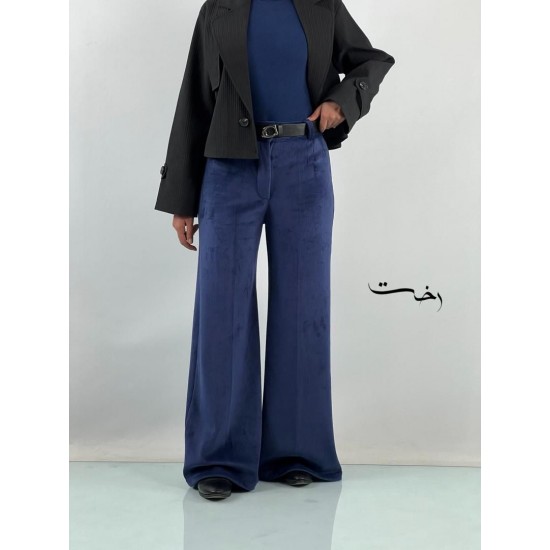 شلوار فلر بگ مخمل کبریتی شلوار فلر بگ مخمل کبریتی