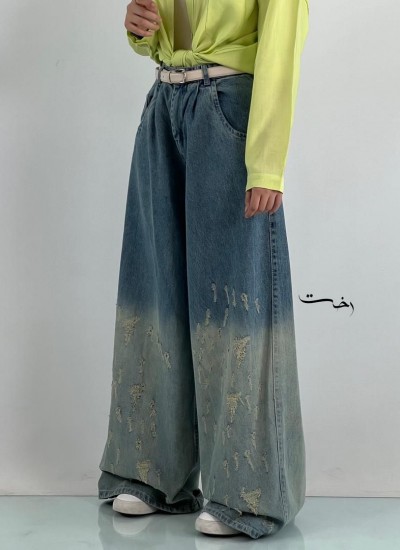 شلوار فول بگ جین تینتی شلوار فول بگ جین تینتی