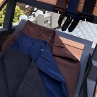 شلوار بوتکات کرپ کمربنددار شلوار بوتکات کرپ کمربنددار