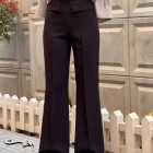 شلوار بوتکات کرپ جیب نما