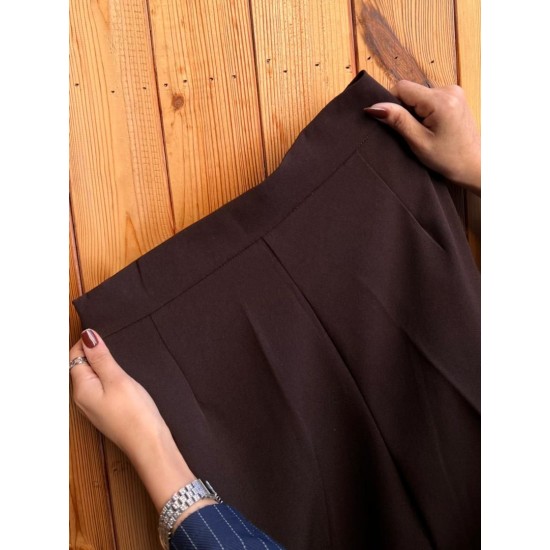 شلوار بوتکات کرپ جیب نما