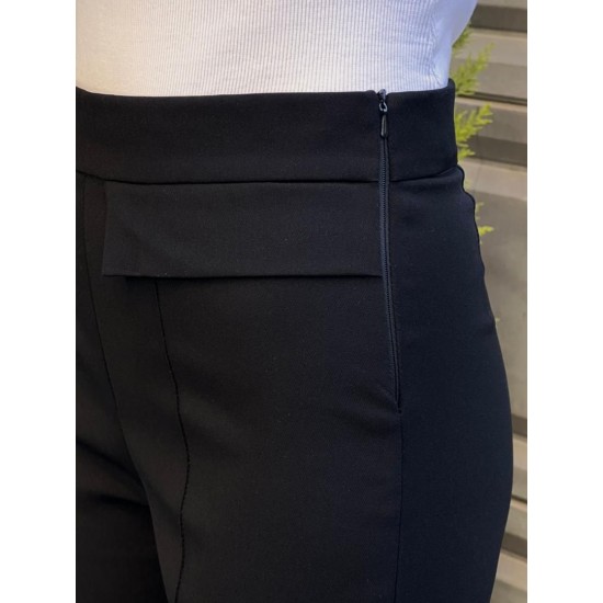 شلوار بوتکات کرپ جیب نما