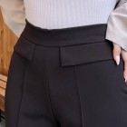 شلوار بوتکات کرپ جیب نما