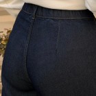 شلوار فلر بگ جین آبی لایسل شلوار فلر بگ جین آبی لایسل