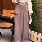 شلوار بگ حریر کمربندی