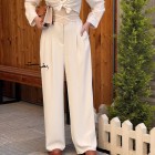 شلوار بگ حریر کمربندی