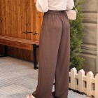 شلوار بگ حریر کمربندی