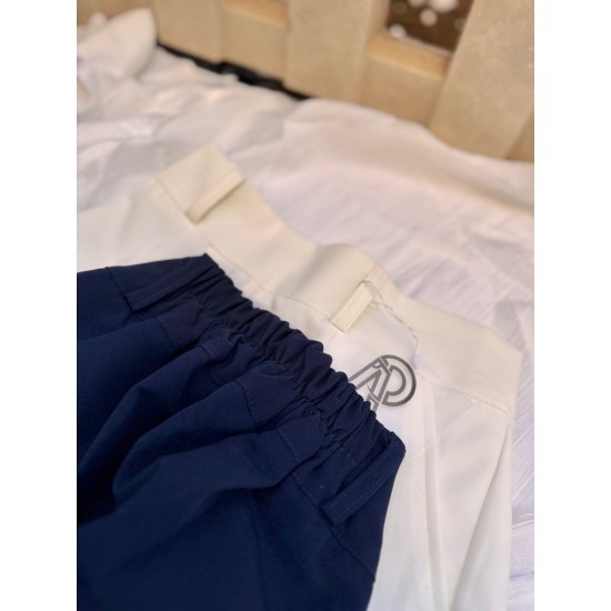 شلوار بگ پارچه ای پشت کش شلوار بگ پارچه ای پشت کش