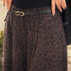 شلوار بگ سیلک پلنگی