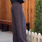 شلوار بگ سیلک پلنگی