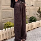 شلوار بگ سیلک پلنگی