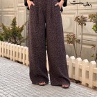 شلوار بگ سیلک پلنگی