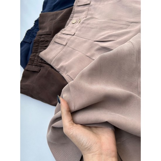 شلوار بگ سیلک پشت کش