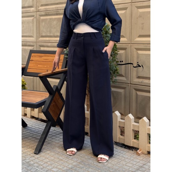 شلوار بگ سیلک پشت کش