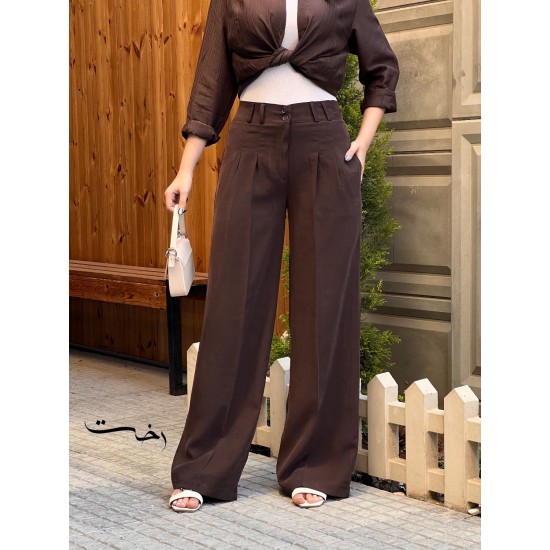 شلوار بگ سیلک پشت کش