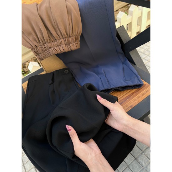 شلوار واید پارچه ای مورگان شلوار واید پارچه ای مورگان