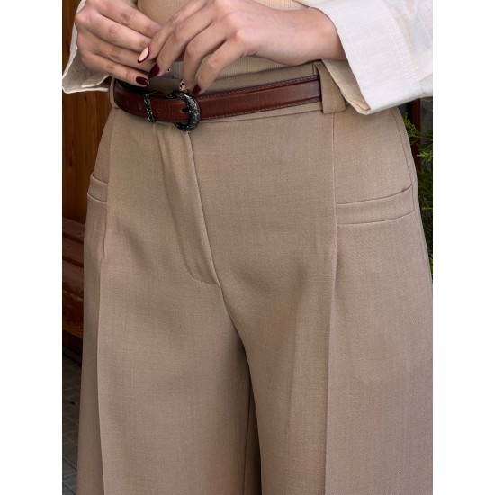 شلوار بگ پارچه ای گاباردین شلوار بگ پارچه ای گاباردین