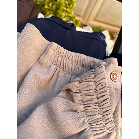 شلوار بگ پارچه ای گاباردین شلوار بگ پارچه ای گاباردین