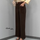 شلوار بگ پارچه ای گاباردین