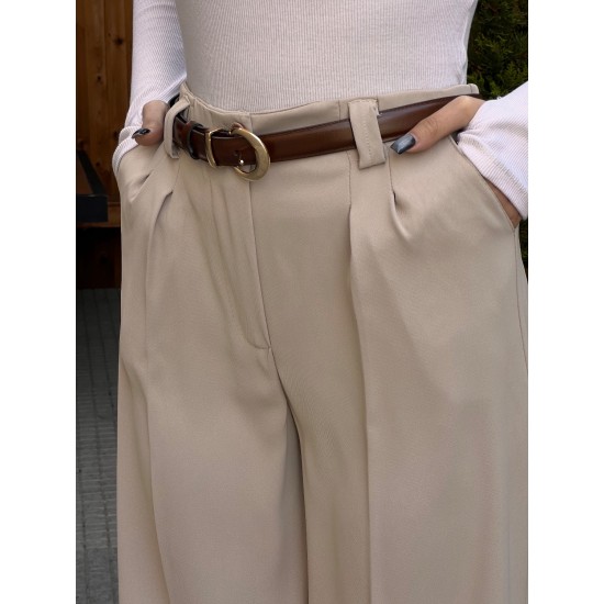 شلوار بگ پارچه ای مورگان