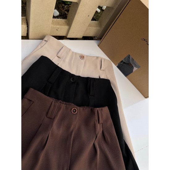 شلوار بگ پارچه ای مورگان