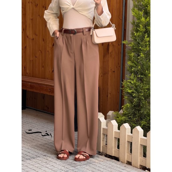 شلوار بگ پارچه ای مورگان