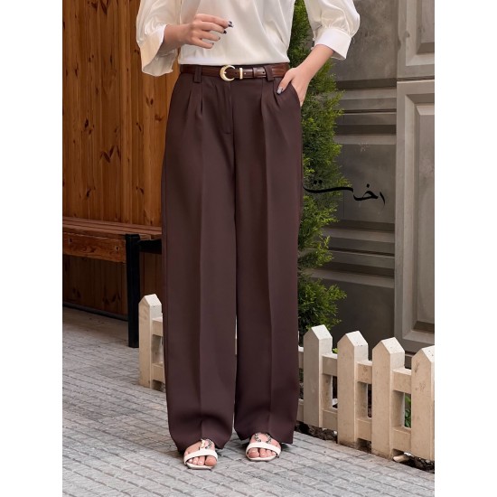 شلوار بگ پارچه ای مورگان