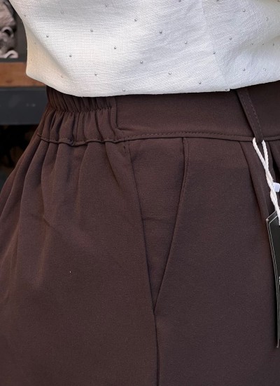 شلوار بگ پارچه ای پشت کش