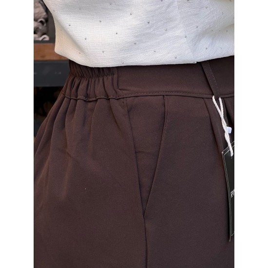 شلوار بگ پارچه ای پشت کش شلوار بگ پارچه ای پشت کش